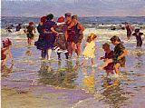 Edward Henry Potthast A July Day painting